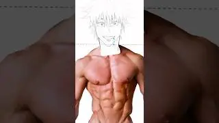 How to draw the male torso😎✍️#drawing #art #arttutorial
