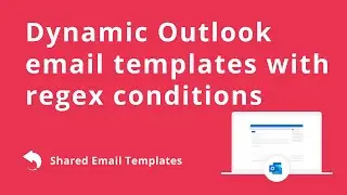 Insert relevant part of Outlook email template using regex logic
