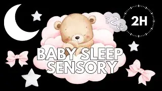 Baby Sleep Sensory 🌙 | Calm Night Visuals & Soft Lullaby Music | 2 HOURS