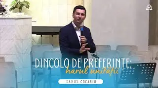 Live - Dincolo de preferințe: harul unității - Daniel Cocariu - 25 Ianuarie 2026 p.m.