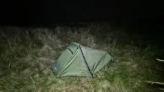 Wild camping during Storm Chandra ⚠️ 16hours in a small tent 