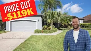 Inside a Lutz Florida Pool Home with a HUGE Price Reduction as the Tampa Real Estate Market Corrects