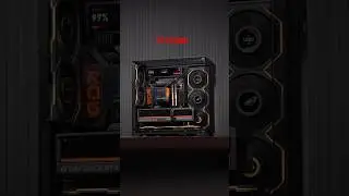 Ultimate 3D Gaming Powerhouse | Ryzen 9 9800X3D + RTX 5080 + ROG X870E Hero Build #shorts #pcbuild