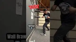 Work in your punch technique with the wall brawl. New boxing equipment