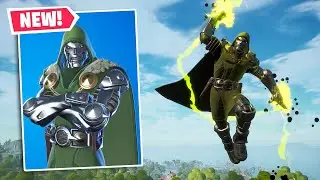NEW DOCTOR DOOM Skin Gameplay in Fortnite!
