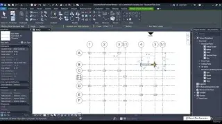 Revit Architecture: Works with plan Grids_Endpoints_Objects snaps.