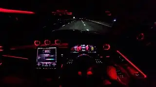 Обзор ночного вождения Mercedes GLC 300: освещение и эффективность фар?