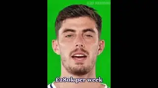 Top 20 Highest Earning Premier League Players Per Week (2025) #football #shorts