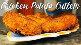 Chicken Potato Cutlets Easy Homemade Recipe #cooking #homemade #recipe