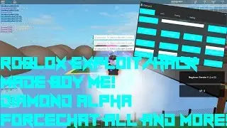 Roblox Exploit/Hack:Diamond Alpha(Unpatched)ForceChat All, Float, And More!