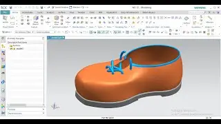 #Shoes Design by #Surfacing command in #NX