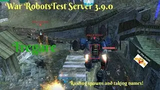 War Robots Test Server footage....Bulwark, Raven, Flux....and more...