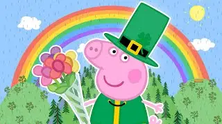 Peppa vê um arco-íris no Dia de São Patrício 🌈 | Peppa Pig Português Brasil Episódios Completos
