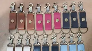 DIY Leather Keychains | Easy Handmade Leathercraft Tutorial