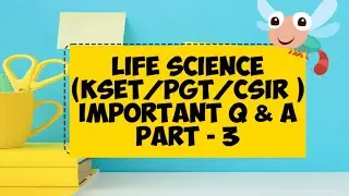 #kset #csir net#tnset #pgtrb zoology# Life science Important Questions  and Answers Part - 3
