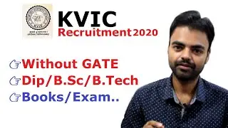 KVIC Recruitment 2020- Exam Pattern, Books Diploma/B.Sc/M.Sc/B.Tech | Latest Govt Jobs 2020
