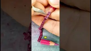 Невероятные навыки резьбы по карандашу 🤯