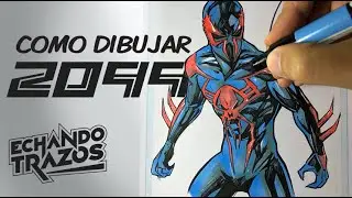 Como dibujar a Spiderman 2099 de los Cómics