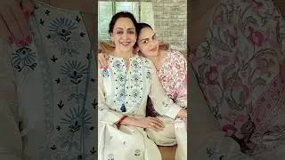 Hema Malini with her daughter isha deol 💞💞 #ytshorts #hemamalini #bollywood