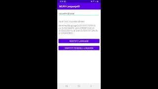 Language Identification with ML Kit on Android