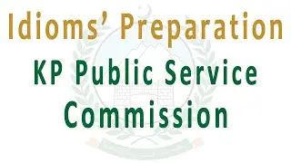 kppsc past papers idioms