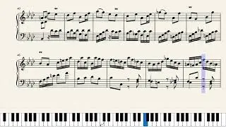 BWV 881 - WTC II Prelude and Fugue in F Minor