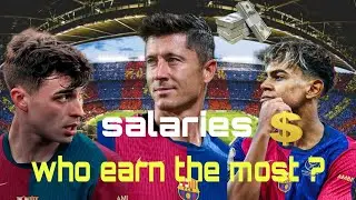 🔵🔴 FC Barcelona 2024/25 Player Salaries & Contracts | Who&rsquo;s the Highest Paid? 💰⚽