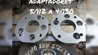 cómo se hacen los adaptadores o separadores de Rin (adaptador  5/112 a 4/130)