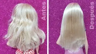 COMO RESTAURAR EL PELO DE TU MUÑECA BARBIE ❤️