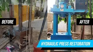 Restoration of old 250 ton hydraulic press