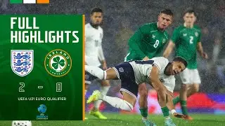 ГЛАВНЫЕ МОМЕНТЫ | Англия U21 2:0 Ирландия U21 | Отборочный матч чемпионата Европы УЕФА среди юнош...