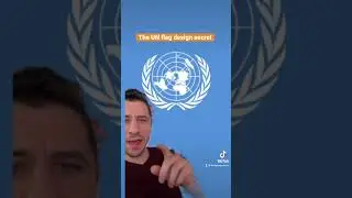 How the United Nations flag is designed to be neutral #flag #design #designsecrets
