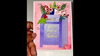 How to create a Christmas Card | Parcel & Post | Spellbinders
