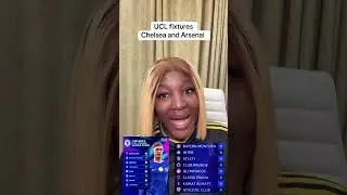 UCL draw fixtures #videoviral #football #fyp #arsenal #chelsea #ucl #fixtures