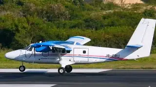 TURBO PROP ACTION | DHC6 TWIN OTTER, EMB120, ATR42-500 at V.C Bird International Airport Antigua