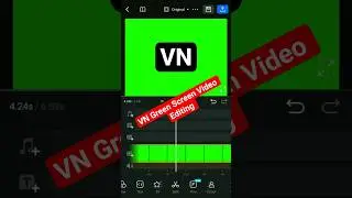VN Green Screen Editing | VN animeted Stiker create #shorts