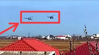 🇷🇺 Helicopters of the occupying army - Berdyansk sky