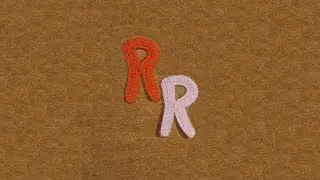 Lettera R all'uncinetto - Alfabeto all'uncinetto - tutorial crochet letter R