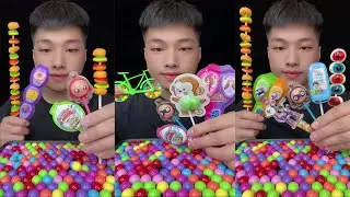 🍭🌈 Rainbow Candy ASMR Party 🎧✨ Cute Lollipops, Jelly Treats & Colorful Sweets for Relaxing Fun 😋🍬