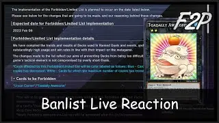 The new banlist is toadally awesome [Yu-Gi-Oh! Master Duel]