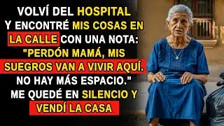 DESPU&Eacute;S DEL HOSPITAL, ENCONTR&Eacute; MI ROPA EN LA ACERA CON UNA NOTA: 