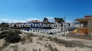 Se vende local comercial - restaurante en la playa de Marenys y Rafalcaid de Gandia 300 000&euro;