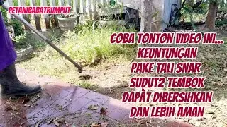 COBA TONTON VIDEO INI..!! keuntungan pake tali snar #mesinpotongrumput #petanibabatrumput 