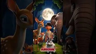 Raju with friends in jungle ! #aivideo #cartoon #ai #animation