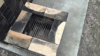 How to make a simple grate for a DIY firebrick wood stove or coal stove
