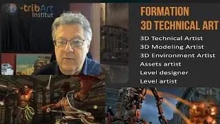 Devenez infographiste 3D, 3D technical Artist, Asset Artist, 3D environement Artist - Avril 2023