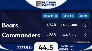 Chicago Bears vs  Washington Commanders  10/5/2023 Week 5 FREE NFL Betting Tips, Picks & Predictions