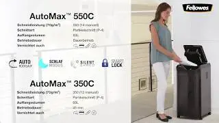 Fellowes automatische Aktenvernichter AutoMax&trade; 350C und 550C