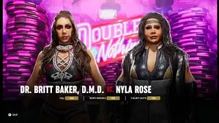 Britt Baker vs Nyla Rose. Double or Nothing 2019. AEW: Fight Forever