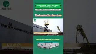 0.3 Tons Trackless Remote Control Scissor Lifting AGV #automobile #machine #customized #transporter